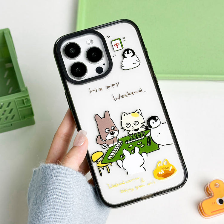 手機殼|iPhone16光油壓克力手機殼15plus蘋果13Pro適用12Promax代發「WL0302」25.07-3
