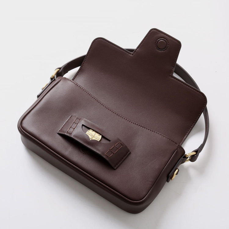 質感真皮|秋冬新款2024頭層牛皮法棍包腋下包金幣包小方包手提包單肩斜挎包「5112」24.12-1