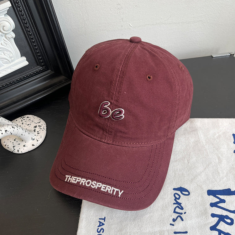 流行帽子|韓版棒球帽春夏時尚字母刺繡鴨舌帽百搭學生顯臉小戶外遮陽防曬帽「C4887」24.12-5