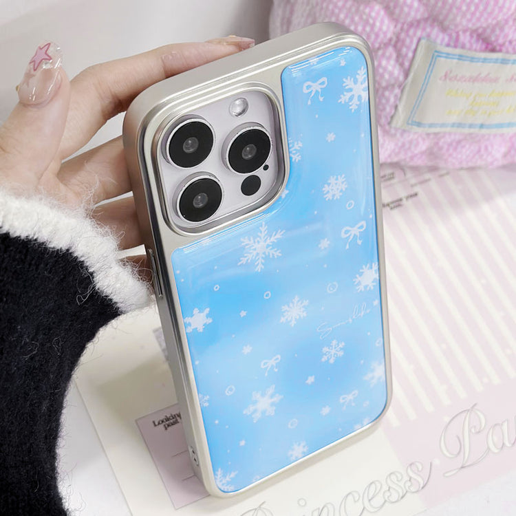 手機殼|15蘋果13Promax適用iPhone16pro電鍍銀邊滴膠手機殼14華為P70「LR1383」25.03-2