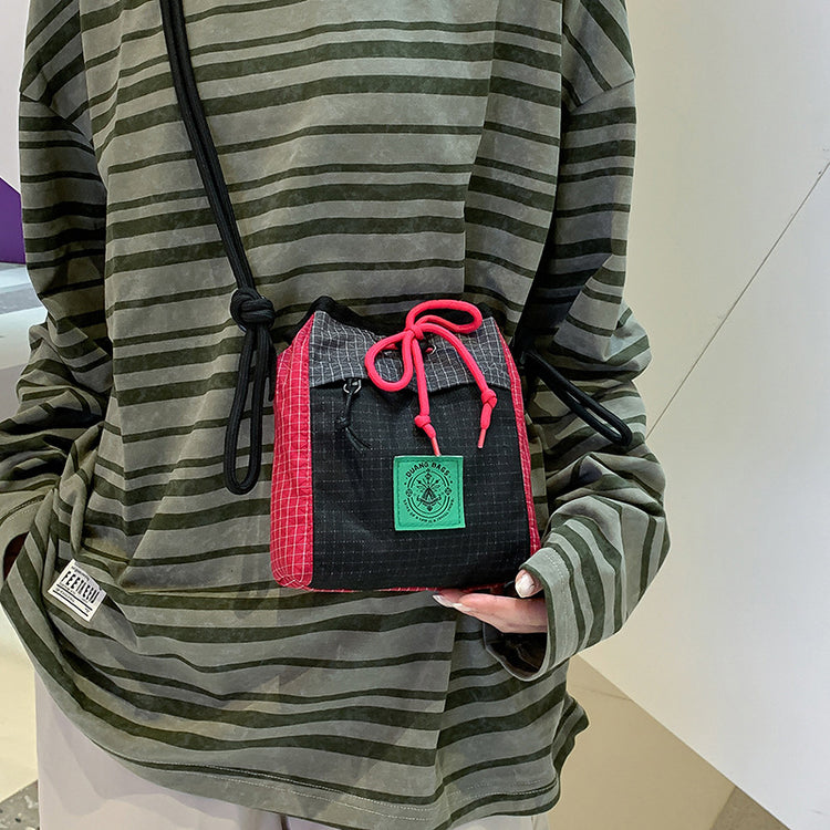 致青春|小挎包男款機能工裝包男生學生潮流運動單肩小背包斜挎包「160-116」25.07-5