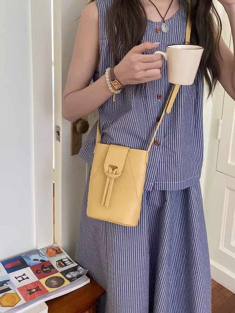 日韓流行|手機包女斜挎2024新款洋氣豎款小包包散步放手機的可愛小巧小挎包「9440#」24.07-3