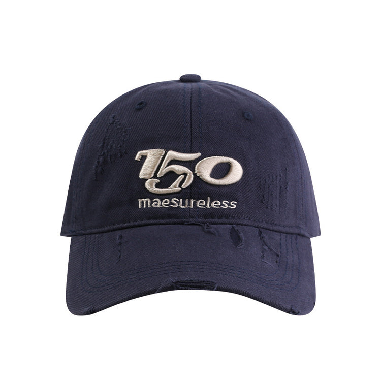 流行帽子|帽子夏季新款破洞刺繡遮陽帽寬檐遮臉百搭防曬純色多巴胺棒球帽女「C4073」24.06-3