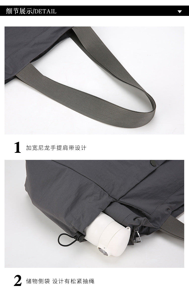 致青春|托特包女大容量小眾通勤包日常搭配便捷出行收納單肩包百搭健身包「5202-129」25.05-3