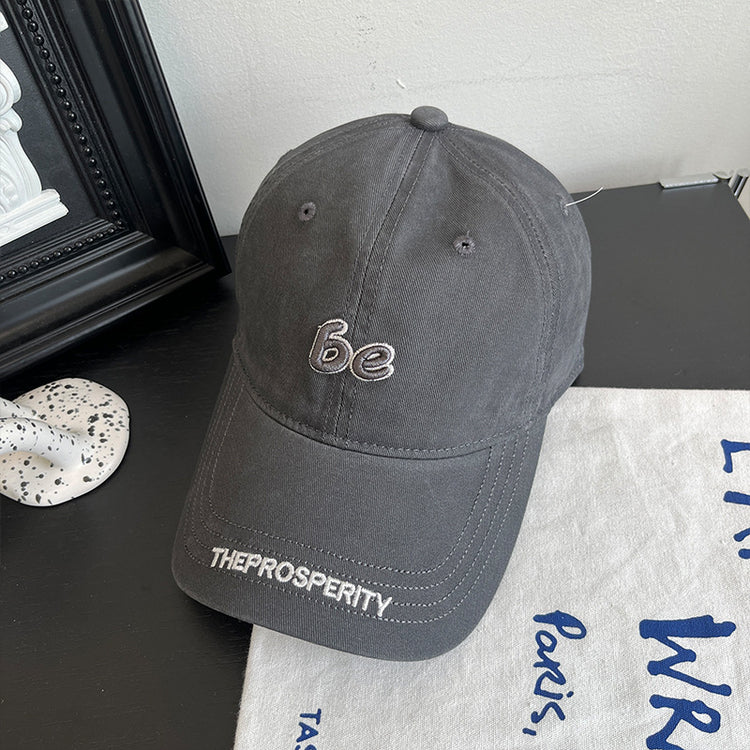 流行帽子|韓版棒球帽春夏時尚字母刺繡鴨舌帽百搭學生顯臉小戶外遮陽防曬帽「C4887」24.12-5