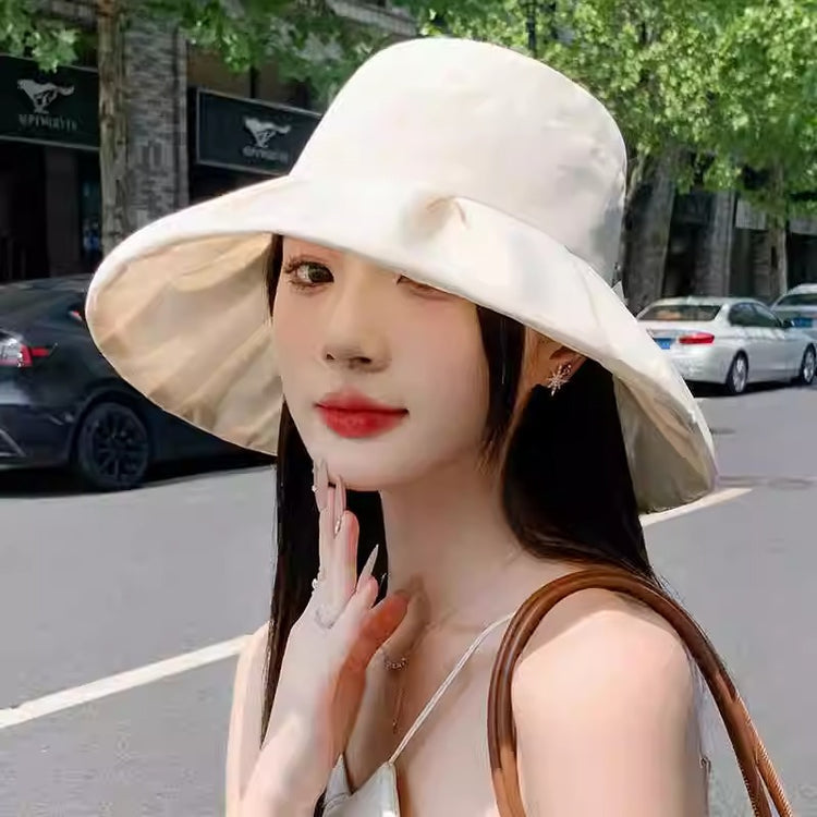 流行帽子|夏季新款帽子女韓版百搭顯臉小漁夫帽戶外出遊防紫外線防曬遮陽帽「C5048」25.04-2