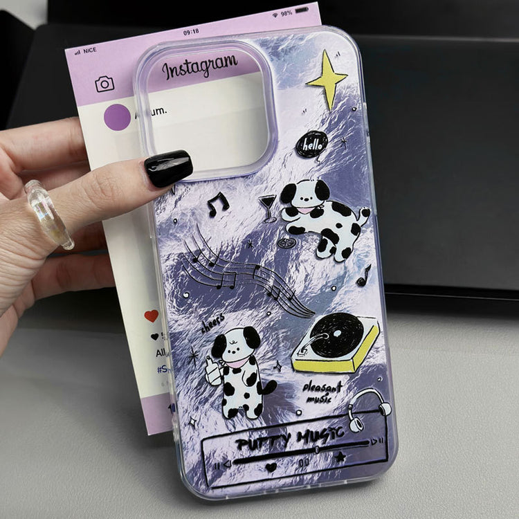手機殼|蘋果16手機殼iPhone14創意13卡通12適用11Pro冰川紋15Promax「LR1278」24.12-1