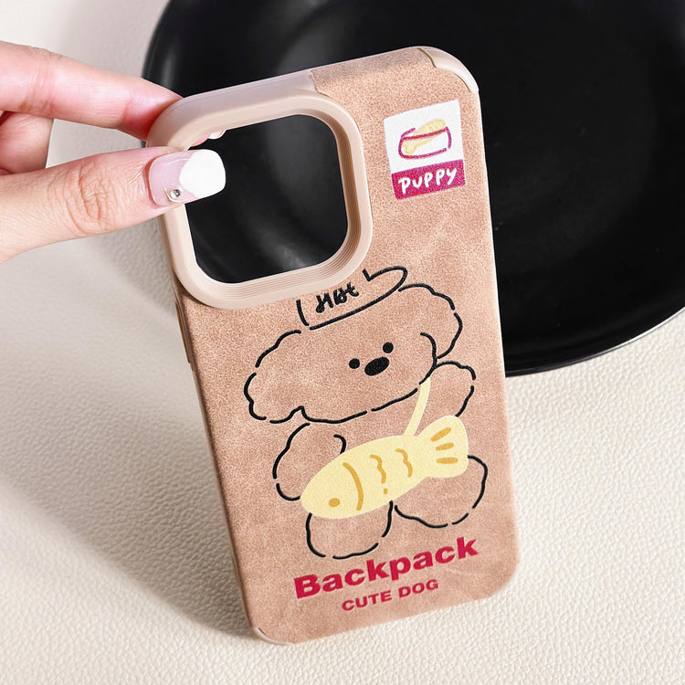 手機殼|iPhone14貼皮殼蘋果16手機殼15PROMAX保護套13Pro卡通12適用「LR1198」24.12-1