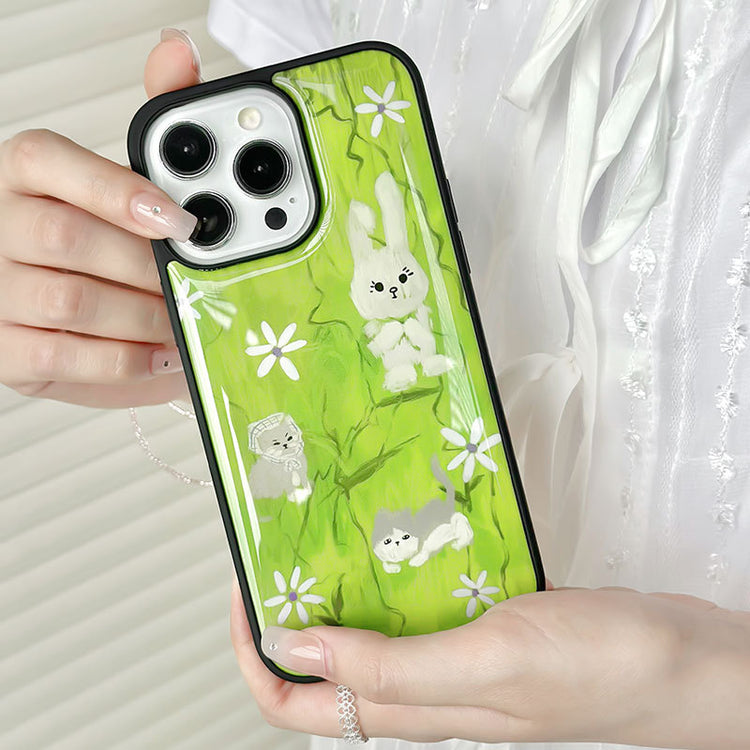 手機殼|蘋果15手機殼滴膠殼13Promax適用iPhone14pro華為mate60卡通「WM0462」24.08-1