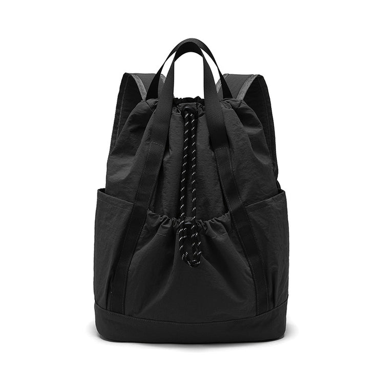 致青春|新款抽繩雙肩包騎行背包大學生羽毛球包大容量運動休閒旅行包「2025-4-125」25.07-4