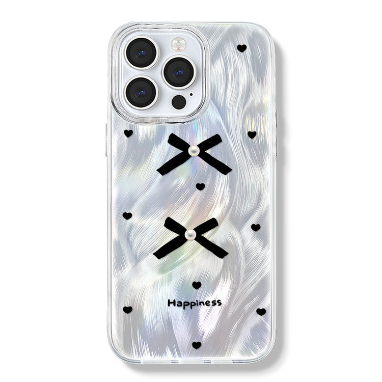 手機殼|蘋果15羽紗手機殼女iPhone14一件批發11適用12/13Pro大孔透明「WL0095」24.07