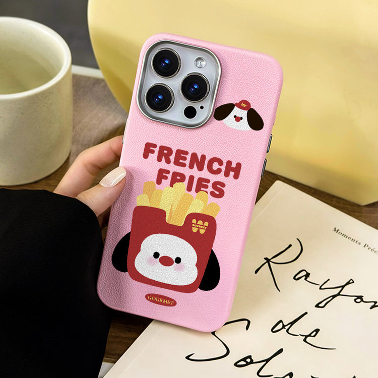 手機殼|iPhone16適用15批發14蘋果13Promax手機殼12銀框皮紋殼11卡通「LR1177」25.04-3