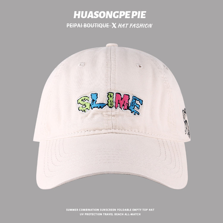 流行帽子|春夏新款女百搭韓版棒球帽男戶外防曬遮陽帽子字母刺繡鴨舌帽潮款「C3980」24.05-4