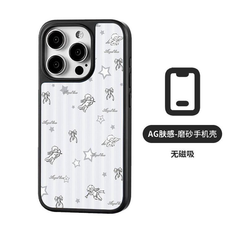 手機殼|蘋果16手機殼磁吸AG磨砂碳纖紋15iPhone14適用13新款12Pro女「LR1402」25.04-2