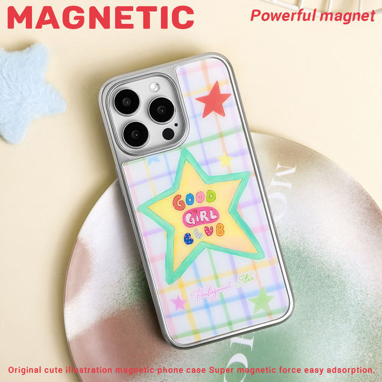手機殼|蘋果16手機殼磁吸AG磨砂殼ins風13Promax適用iPhone14小米15「LR1697」25.07-1