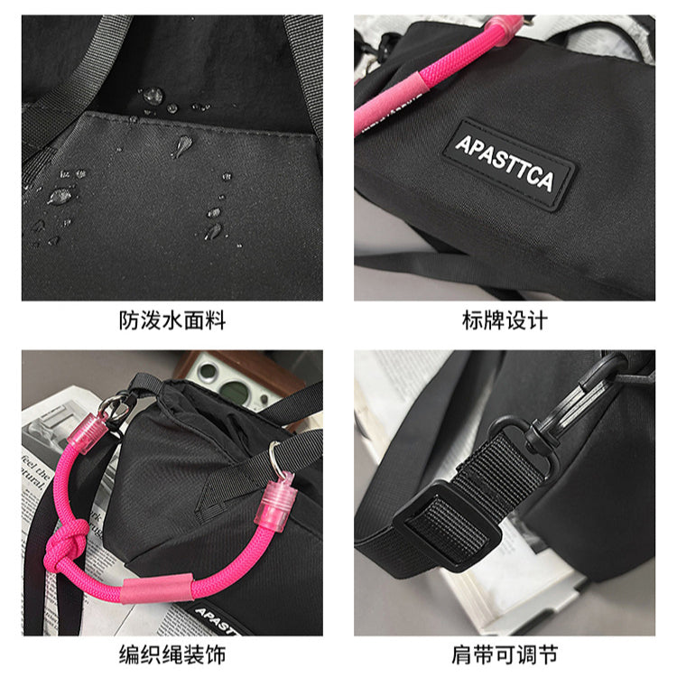 致青春|情侶運動斜挎包簡約休閒男女手提戶外輕便棒球包時尚單肩包批發「294-118」25.08-3