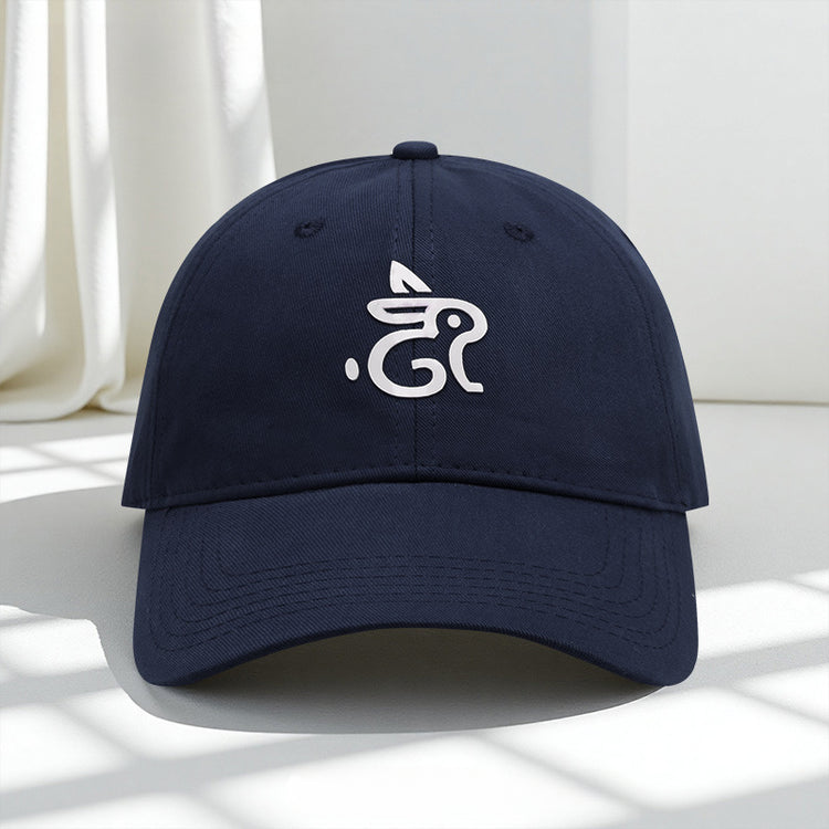 流行帽子|可愛兔子刺繡新款帽子女春夏季時尚百搭棒球帽戶外休閒遮陽鴨舌帽「C2034」25.07-4