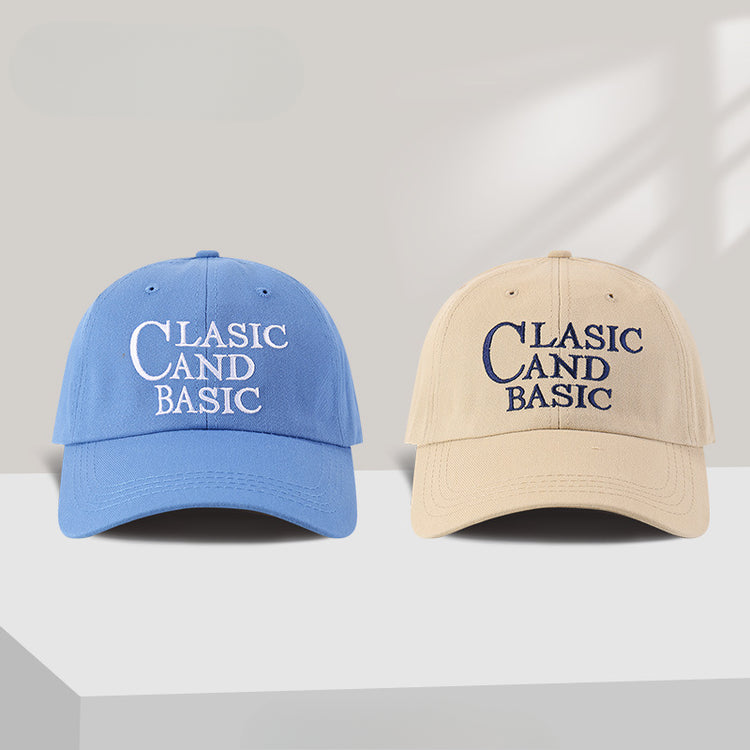 流行帽子|夏季新款遮陽帽子女韓版百搭棒球帽學生情侶顯臉小鴨舌帽戶外休閒「C1495」25.05-1