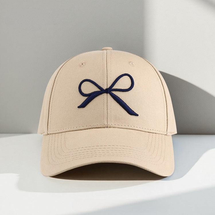 流行帽子|ins韓版蝴蝶結硬頂帽子女 時尚百搭棒球帽戶外休閒顯臉小鴨舌帽潮「C3831」25.09-3