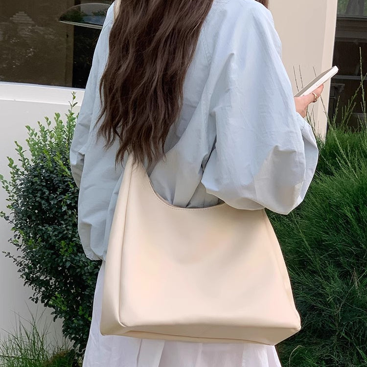 日韓流行 | 托特包包女2025新款大容量時尚質感單肩腋下包休閒百搭通勤斜挎包「9565#」25.04-2
