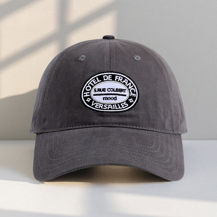 流行帽子|帽子女字母刺繡百搭棒球帽韓版遮陽學生情侶鴨舌帽戶外休閒防曬帽「C2702QC」25.08-1