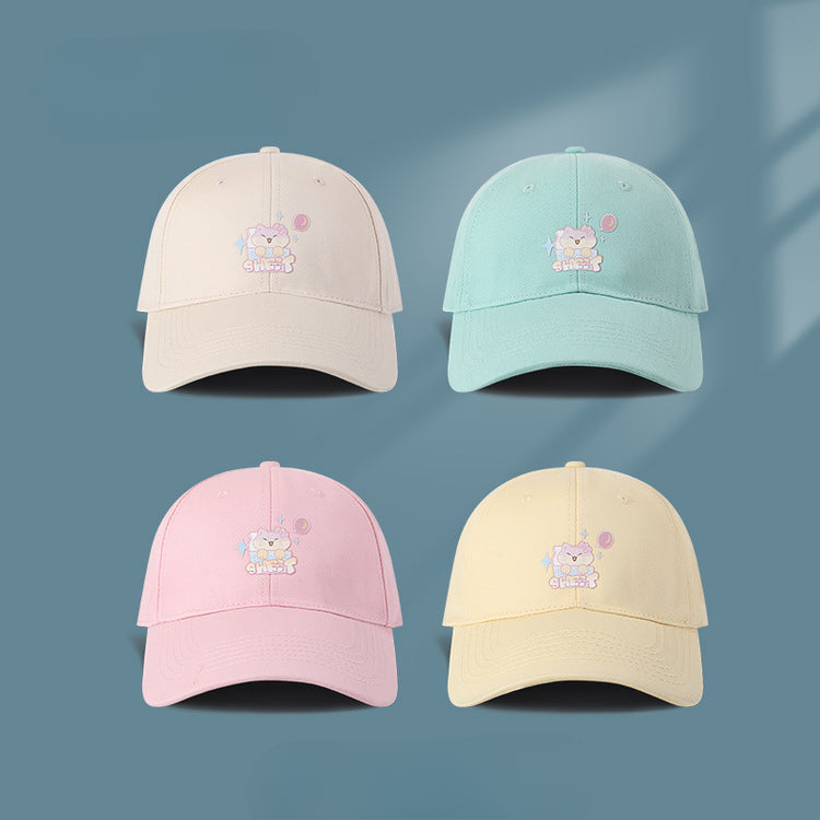 流行帽子|新款可愛貓咪帽子女春夏百搭遮陽鴨舌帽韓版日系學生情侶棒球帽男「C5244」25.04-5
