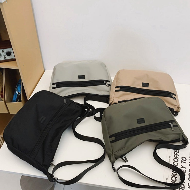 致青春|潮牌帆布包大容量單肩包男休閒時尚斜挎包工裝風簡約郵差挎包「6993-280」24.03-4