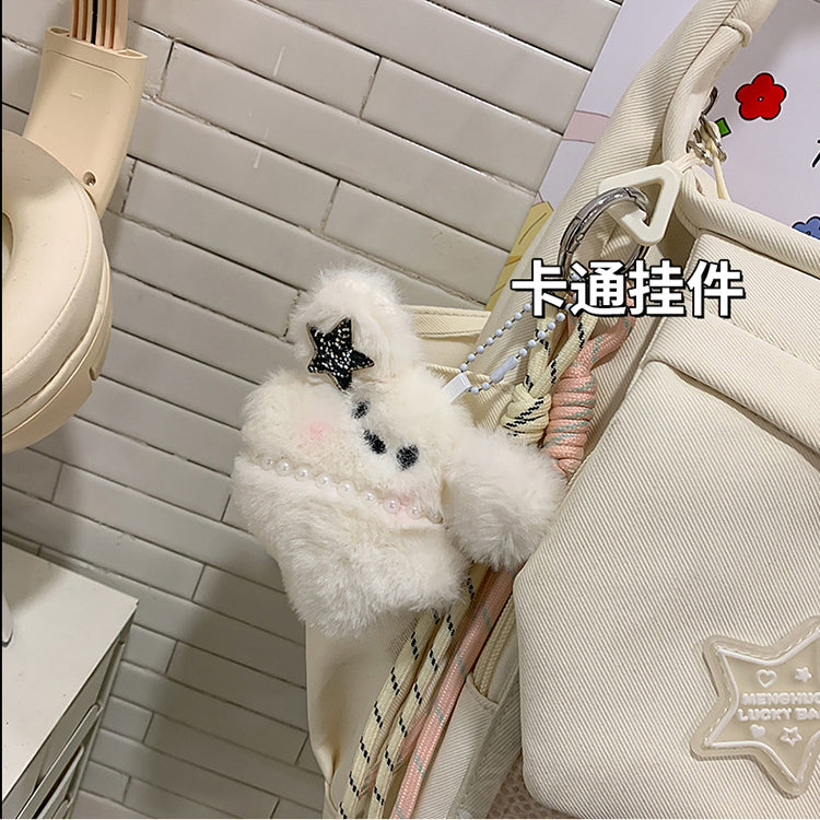 致青春|二次元吧唧痛包日系ins大容量純色百搭郵差包透明休閒通勤單肩包「2752-125」25.05-3