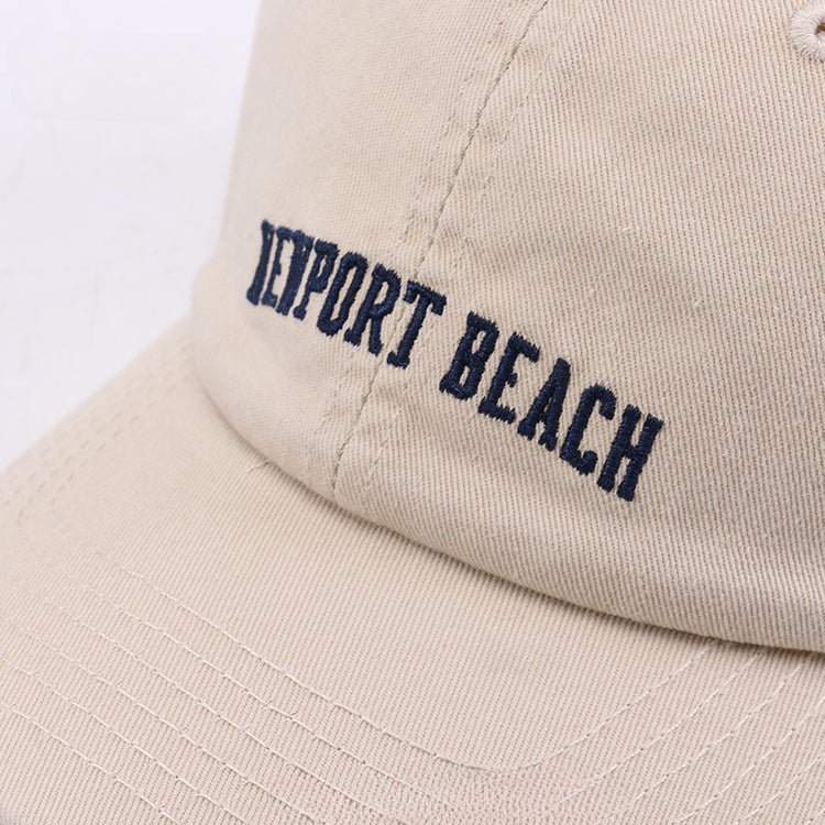 流行帽子|字母刺繡帽子女戶外百搭休閒鴨舌帽美式潮牌顯臉小遮陽棒球帽男潮「C2529QC」25.08-1