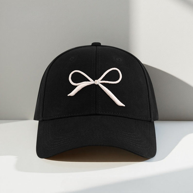 流行帽子|ins韓版蝴蝶結硬頂帽子女 時尚百搭棒球帽戶外休閒顯臉小鴨舌帽潮「C3831」25.09-3