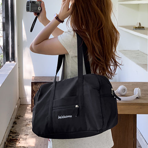 致青春|單肩包大容量休閒旅行背包跨境新款時尚通勤托特包百搭簡約手提包「0046-123」24.10-1