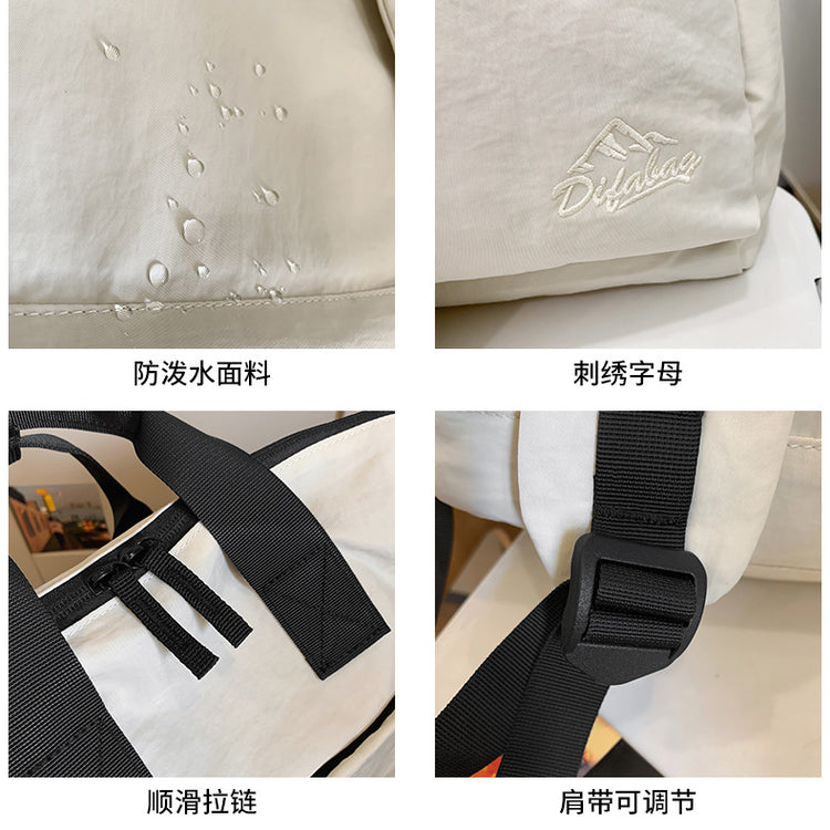 致青春|戶外運動背包2025夏季新款男女百搭書包輕便牛津布大容量旅行包「8656-135」25.03-3