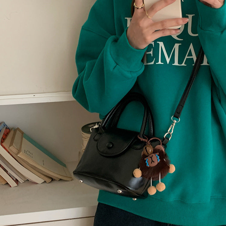 日韓流行|高級感小眾超火包包女式2025新款洋氣百搭復古時尚手提上班通勤包「9558#」25.03-4