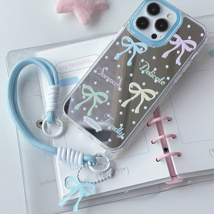 手機殼|15promax蘋果殼夏天iPhone14pro適用12/11掛繩鏡面手機殼13新「WM0622」24.07