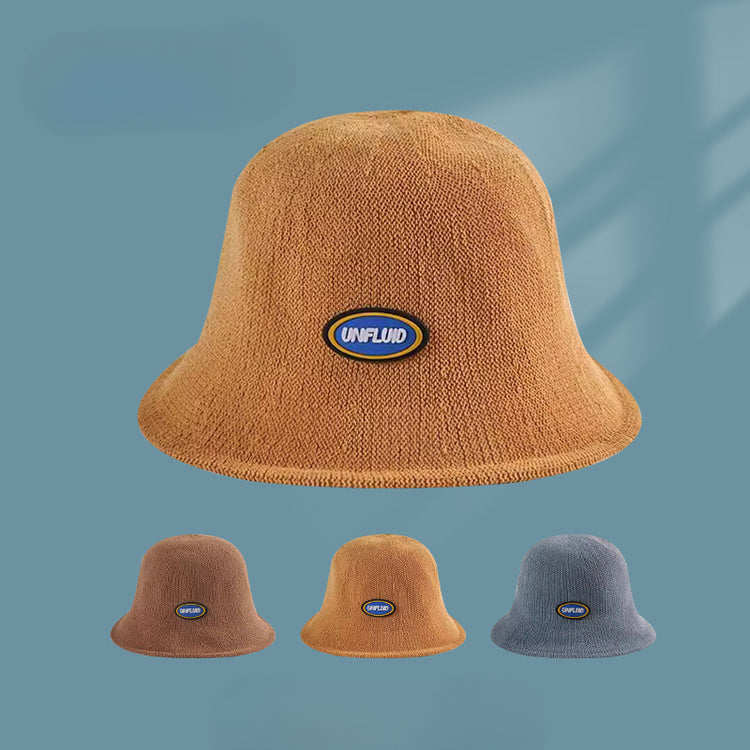 流行帽子|夏季清涼透氣帽子女百搭顯臉小針織漁夫帽韓版時尚戶外遮陽盆帽潮「C5199」25.04-4