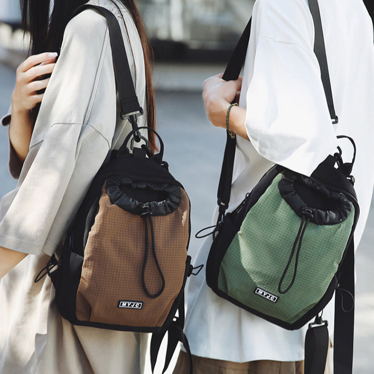 致青春|戶外雙肩包大容量防水旅行多用小背包男女通用休閒胸包「6067-124」25.07-5