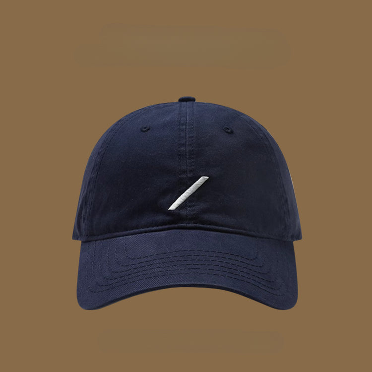 流行帽子|帽子女鴨舌帽斜線休閒棒球帽春夏簡約顯臉小遮陽棒球帽防曬太陽帽「C5005」25.02-2