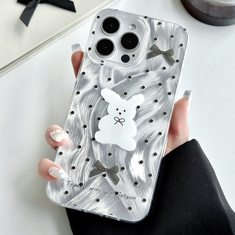 手機殼|iPhone15手機殼適用12大孔透明13羽紗11卡通蘋果14Promax「WL0045」24.07