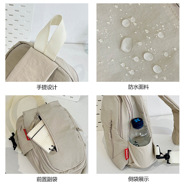 致青春|工裝風簡約單肩包2025跨國新款休閒ins男背包純色百搭斜背包批發「0997-122」25.03-4