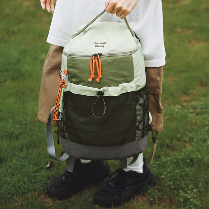 致青春|大容量雙肩背包小眾設計感通勤百搭學生書包輕便戶外運動雙肩包「8235-127」25.08-4