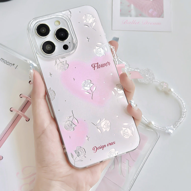 手機殼|iPhone15pro羽紗手機殼女蘋果14/13硅膠11適用12Pro大孔透明「WYB0849」24.07
