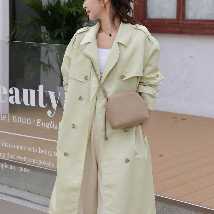 質感真皮|2024年新韓版小眾設計頭層牛皮真皮女包單肩斜背通勤貝殼包包女「6903」24.03-3