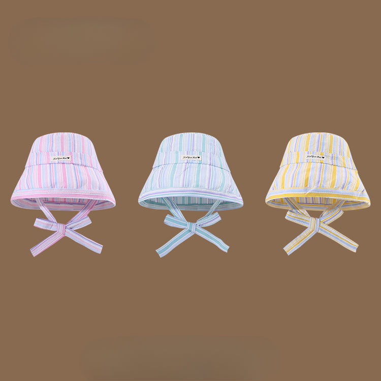 流行帽子|遮陽防曬帽子女夏季甜美可愛大帽檐漁夫帽休閒田園風顯臉小太陽帽「C5286」25.06-1