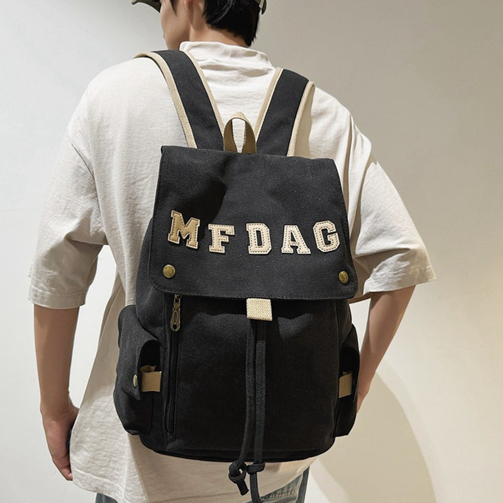 致青春|高顏值雙肩包女潮牌輕便旅行背包韓版休閒電腦包國中生高中生書包「1275-138」24.06-4