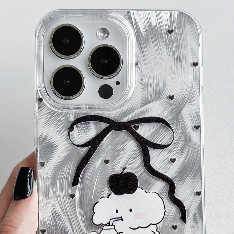 手機殼|iPhone手機殼15/14Pro適用蘋果14Promax大孔透明13羽紗11/12「WL0097」24.07