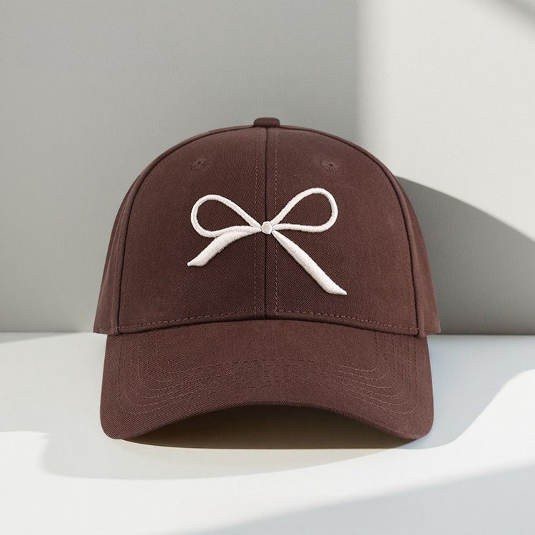 流行帽子|ins韓版蝴蝶結硬頂帽子女 時尚百搭棒球帽戶外休閒顯臉小鴨舌帽潮「C3831」25.09-3