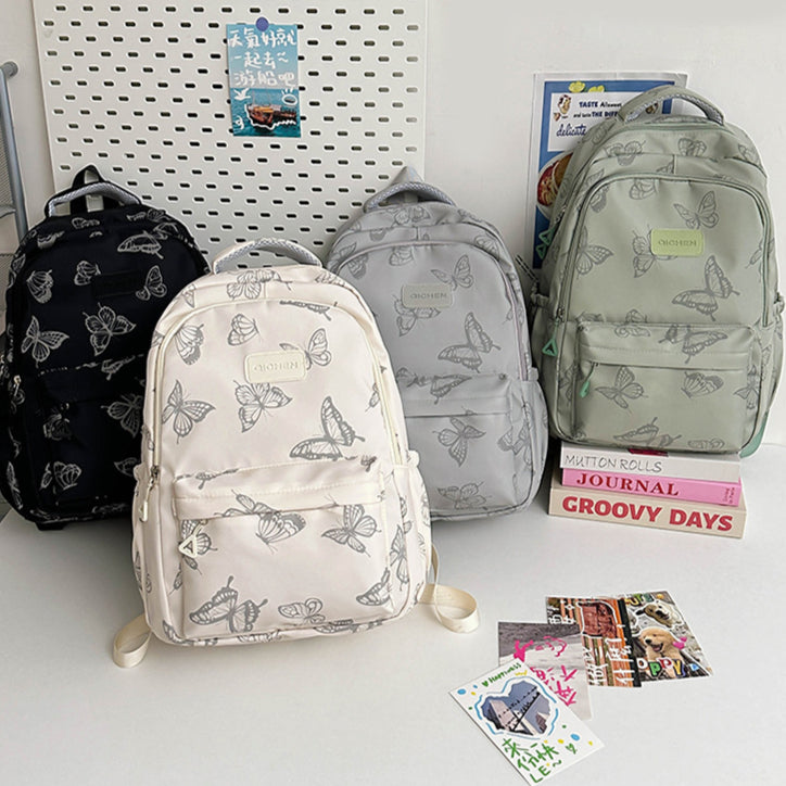 致青春|雙肩包女2023新款超輕防水學生背包國中生高中生大容量「6095-127」24.08-4