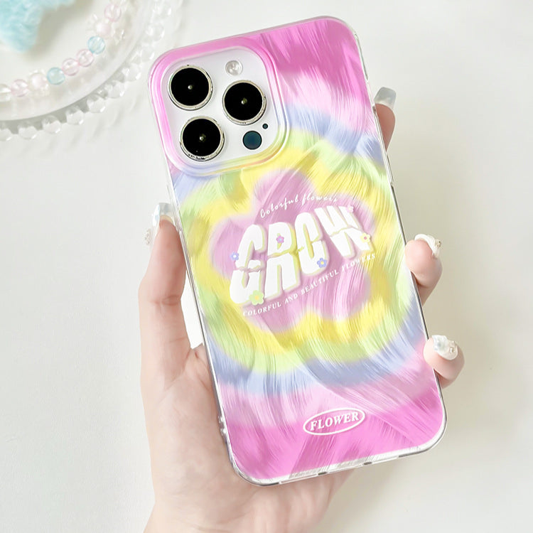手機殼|iPhone15羽紗手機殼女蘋果14/13promax手鍊11適用12大孔透明「LR0923」24.07