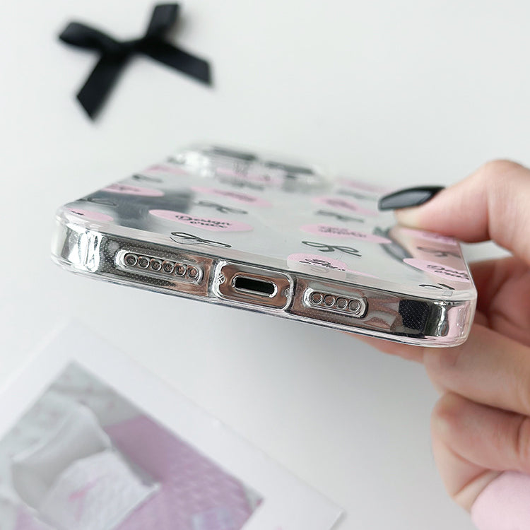 手機殼|iPhone15Pro羽紗手機殼女蘋果13/14適用12大孔透明11Promax「WYB0852」24.07