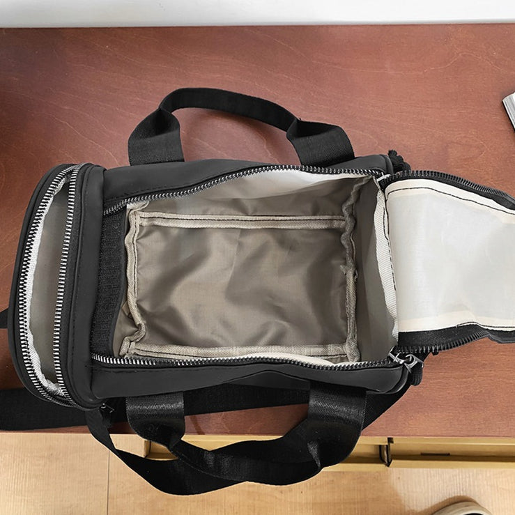 致青春|包包女包時尚牛津布小方包情侶休閒港風大容量單肩斜挎包「151-119」24.04-5